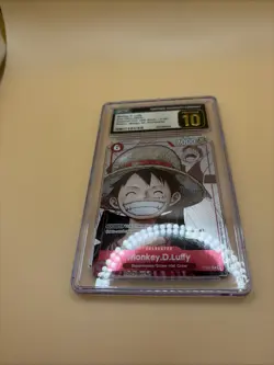 One Piece Monkey D Luffy P-001 Promo Manga Alt Art CGC Pristine 10 Eng 25th Anni - Image 4