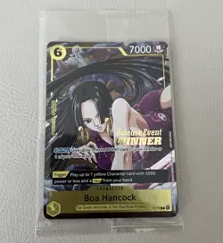 One Piece Boa Hancock Pre Release Event Winner P-115 SEALED Holo Stamp Op-15 - Image 1