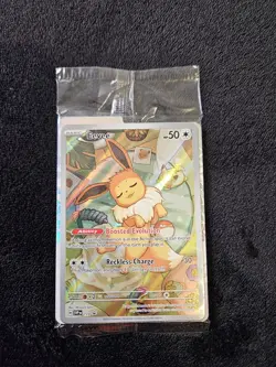 SEALED Eevee SV 173 Scarlet Violet Black Star Promo Full Art BSP Pokemon Card - Image 1