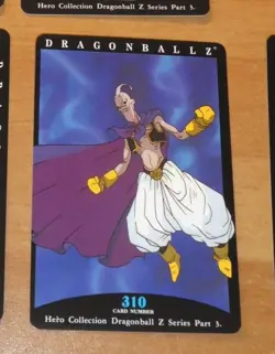 DRAGON BALL Z DBZ HERO COLLECTION PART 3 CARD REG REGULAR CARTE 310 MINT NEUF - Image 1