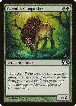 2x Garruk's Companion - Foil Magic 2012 MP MTG - Image 1
