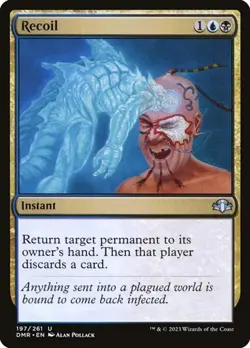 2x Recoil - Foil Dominaria Remastered NM MTG - Image 1