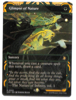 MTG Glimpse of Nature MYSTICAL ARCHIVE Non-Foil NM Secrets of Strixhaven #0053 - Image 1