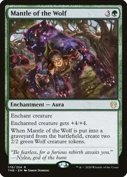 2x Mantle of the Wolf - Foil Theros Beyond Death LP MTG - Image 1