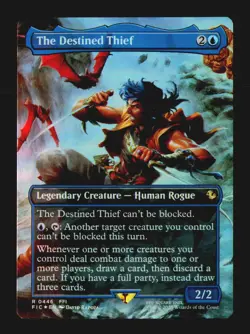 The Destined Thief (Borderless) 446 Rare Commander: FINAL FANTASY Foil Near Mint - Image 2