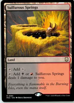 Sulfurous Springs 381 Rare Commander: Modern Horizons 3 Near Mint - Image 2