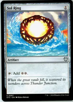 Sol Ring 267 Uncommon Commander: Outlaws of Thunder Junction Near Mint - Image 2