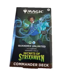 Magic the Gathering- Secrets of Strixhaven - Quandrix Unlimited Commander Deck - Image 1