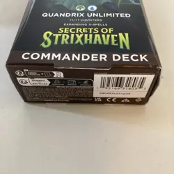 Magic the Gathering- Secrets of Strixhaven - Quandrix Unlimited Commander Deck - Image 5