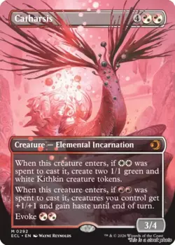 Catharsis (Borderless) [ECL - 292] - NM TCG MTG - Image 1