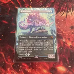 WOTC Wistfulness ECL Creature Elemental Incarnation Green Blue English 6/5 - Image 1