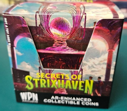 MTG Secrets of Strixhaven Pinfinity AR-ENHANCED COLLECTIBLE COINS set of 5 - Image 1