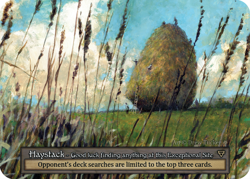 Haystack 1x FOIL Gothic SCR Sorcery Contested Realm Exceptional MINT earth site - Image 1