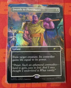 🔥Magic the Gathering PSA Magazine Sealed Promo Swords to Plowshares Foil Thanos - Image 1