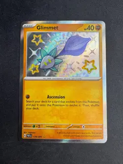 Glimmet - 179/091 - Shiny Rare - NM - Paldean Fates - Pokemon TCG - Image 1