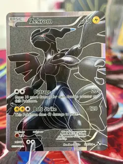 Pokemon TCG - Zekrom full art secret rare 114/114 Black and White original NM - Image 2
