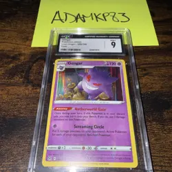 2022 Pokemon Gengar 066/196 Lost Origin Reverse Holo CGC MINT 9 - Image 1
