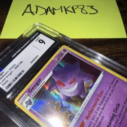 2022 Pokemon Gengar 066/196 Lost Origin Reverse Holo CGC MINT 9 - Image 3