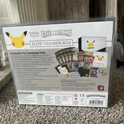 Pokemon Celebrations Elite Trainer Box ETB 25th Anniversary *Sealed* slight rip - Image 2
