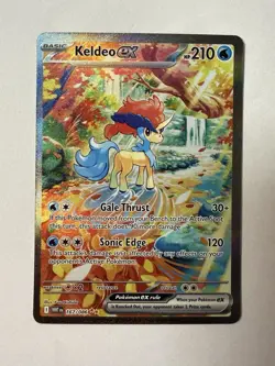 Pokemon Keldeo EX Special Illustration Rare NM/M Holo Card 167/086 White Flare - Image 1