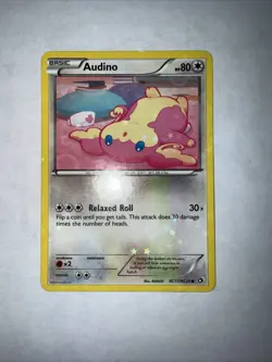 Pokemon TCG Audino RC17/RC25 Legendary Treasures Holo MP Condition - Image 1