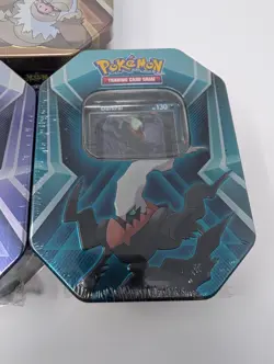 Lot Of 5 Pokemon TCG: Triple Whammy Tins Set Slaking, Tyranitar & Darkrai - NEW - Image 5