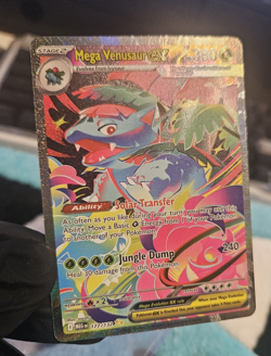 Pokemon Mega Evolution Mega Venusaur Ex Special Illustration Rare SIR 177/132 NM - Image 3