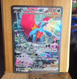 Roaring Moon ex 251/182 SV04 Paradox Rift Ultra Rare Full Art Holo - Image 1