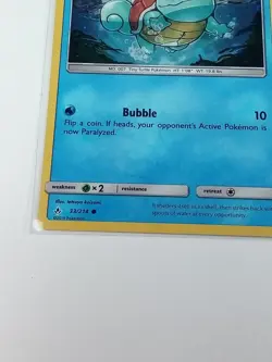 Squirtle 33/214 Unbroken Bonds Holo Pokemon Card 2019 - Image 3