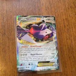 Pokemon Genesect EX Ultra Rare Holo 64/124 Fates Collide Basic EX 180 HP - Image 3