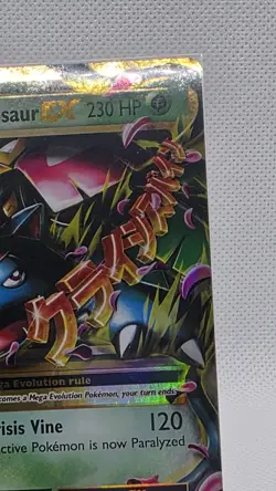 Pokemon TCG M Venusaur EX XY Evolutions 2/108 Mega Holo Rare Near Mint - Image 3