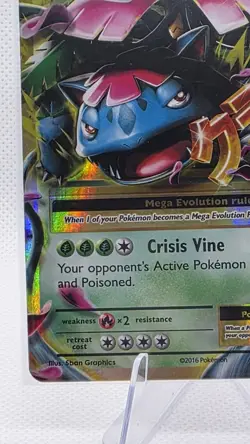 Pokemon TCG M Venusaur EX XY Evolutions 2/108 Mega Holo Rare Near Mint - Image 5