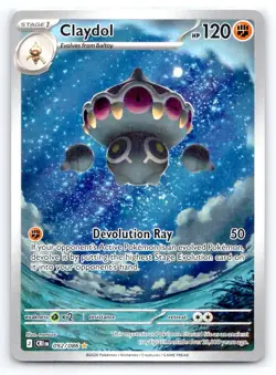 Pokemon Claydol ME04: Chaos Rising CRI SHINY RARE HOLO 092/086 NM - Image 1