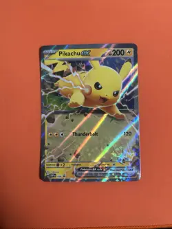 Pikachu ex 106 SVP: Black Star Promos Promo Full Art Holo Rare 200 HP - Image 1