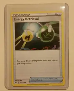 Pokemon TCG Crown Zenith: Energy Retrieval 127/159 - Common - Near Mint - Image 1