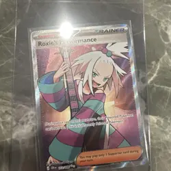Pokemon TCG Roxie's Performance 112/086 Chaos Rising Full Art Holo NM - Image 2
