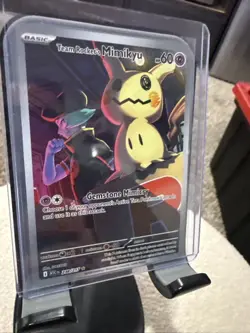 Pokemon Team Rocket's Mimikyu ASC 238/217 Holo Full Art 60 HP English - Image 3