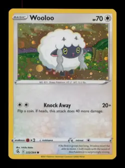 WOOLOO PROMO HOLO 222/264 LP POKEMON - Image 1