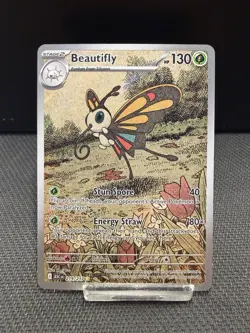 Beautifly #219/217 Holo Illustration Rare Ascended Heroes Pokemon Card - Image 1