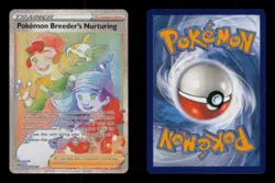 POKEMON BREEDER'S NURTURING RAINBOW RARE 195/189 NM POKEMON - Image 3