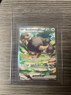 POKEMON TCG S&V White Flare BOUFFALANT EX SIR Special Illustration Card 170/086 - Image 1