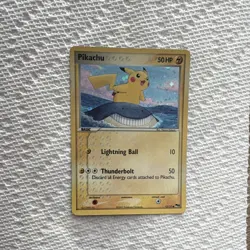 Pokemon Pikachu Holo 12/17 POP Series 5 INVERTED BACK ERROR Misprint 2007 - Image 1