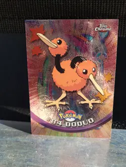 2000 Topps Chrome Pokemon #84 Doduo Chrome - Image 3