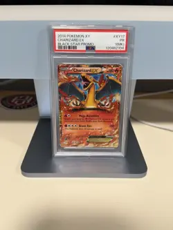 2014 POKEMON XY BLACK STAR PROMO CHARIZARD EX #XY17 PSA 1 - Image 1