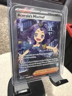 Pokemon Card Acerola's Mischief - 165/132 - ME01: Mega Evolution (MEG) - Image 3