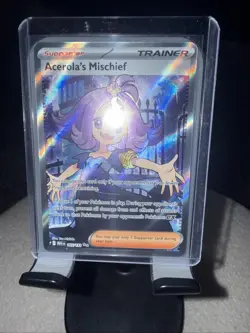 Pokemon Card Acerola's Mischief - 165/132 - ME01: Mega Evolution (MEG) - Image 4