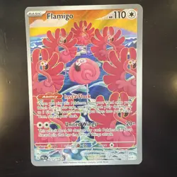 Pokemon Flamigo 227/193 Illustration Rare Scarlet & Violet Paldea Evolved - Image 1