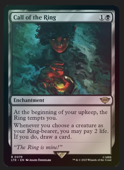 Call of the Ring FOIL NM/M Lord of the Rings MTG Magic Card #79 - Image 1