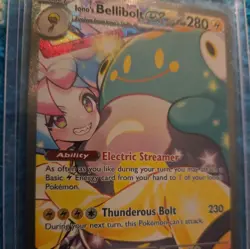 Pokemon TCG Iono's Bellibolt ex 183/159 Special illustration Rare fresh pull ! - Image 1