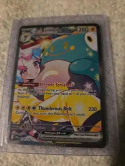 Pokemon TCG Iono's Bellibolt ex 183/159 Special illustration Rare fresh pull ! - Image 2